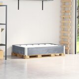 vidaXL Paletni okvir siv 120x80 cm trdna borovina Cene