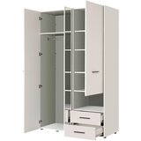 Mömax omara za oblačila leon, bela, š. 128 cm | Shoptok.si