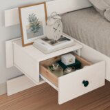 vidaXL Konstrukcija postelje Bela 75 x 190 cm Masivno borovo les | Shoptok.si
