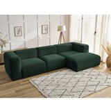 Bobochic Paris Tamno zelena kutna garnitura od bouclé tkanine (s desnim kutom) Zephyr – | shoptok.hr