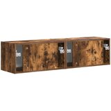 TV zidni ormar Zidne 2 pcs Dimljeni hrast 60 x 31 x 29,5 cm | shoptok.hr