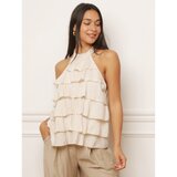 La Modeuse Topi & Bluze 78683_P187272 Bež Cene