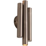 QAZQA Moderne wandlamp donker brons 3-lichts - Pipes Cene