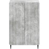  Ormar za cipele ZWOLLE 59 5 x 39 5 x 91 5 cm Konstruirano drvo - Betonska siva | shoptok.hr