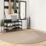 vidaXL Tepih HUARTE kratkih vlakana meki i perivi Ø200 cm boja pijeska | shoptok.hr