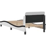  Okvir za krevet Dover crno-bijeli 80x200 cm umjetna koža | Eponuda.ba