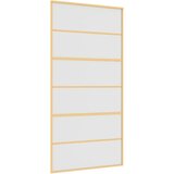  Klizna vrata zlatna 102,5x205 cm matirano staklo ESG i aluminij | shoptok.hr