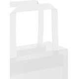  Papirnate vrećice 50 kom s ručkama bijele 26x17x25 cm | shoptok.hr