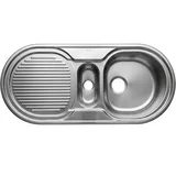 ugradna sudopera sa jednim koritom 104 x 48 cm (dubina 17 cm) inox