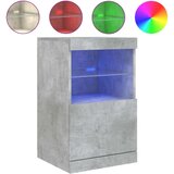  Komoda - Predalnik z LED lučkami betonsko siva 41x37x67 cm, (21720971) | Shoptok.si
