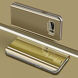 Onasi Clear View za Samsung Galaxy A6 Plus 2018 A605 - zlata | Shoptok.si