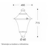  led ulicna svetiljka remo 400 50W siva | Eponuda.com