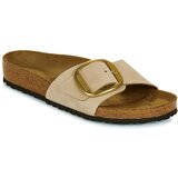 Birkenstock Natikači Madrid Big Buckle LENB Sandcastle Bež | Shoptok.si