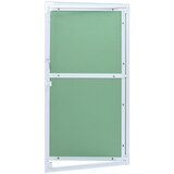 vidaXL Panel za pristup Zeleni, Srebrni Aluminij, Gips | shoptok.hr