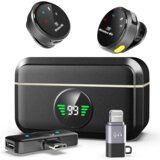Venisymlis Q8 Brezžični Lavalier Mikrofon, Mini Mikrofon Za Snemanje Mobilnega Telefona, (22097657) | Shoptok.si