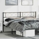 Metalno zamjensko uzglavlje crno 180 cm | shoptok.hr
