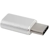 Adapter USB-C na Micro USB – Srebrna