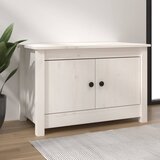 vidaXL ormarić za cipele bijeli 70 x 38 x 45,5 cm od masivne borovine Cijene
