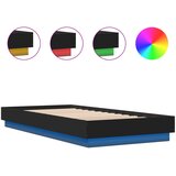 Furnova Posteljni okvir z LED lučkami črn 100x200 cm, (21934261) | Shoptok.si