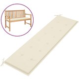 vidaXL Blazina za vrtno klop krem 180x50x3 cm Cene