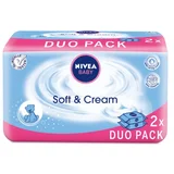 Nivea baby vlažne maramice soft&cream 2x63kom