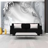  Tapeta - Silver ornament 200x140 Cijene