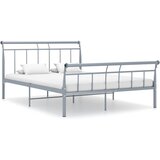 Maison Chic Posteljni okvir - Dvoposteljna postelja - Zakonska postelja brez vzmetnice siv kovinski 140x200 cm-J12405, (21769122) | Shoptok.si