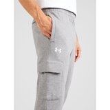 Under Armour Športne hlače 'Rival' pegasto siva / bela | Shoptok.si