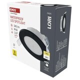 Emos zv1164 Led panel lori ugradni okrugli crni 4,5w 345lm ip65 8,5x2,9cm cct ( 3640 ) Cene