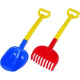  Set za igru u pijesku - lopata i grablje u 2 boje | shoptok.hr