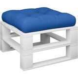  Jastuk za palete kraljevsko plavi 50 x 50 x 12 cm od tkanine | shoptok.hr