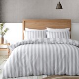 Catherine Lansfield Bijela/siva posteljina za bračni krevet/za produženi krevet 230x220 cm Cove Stripe – | shoptok.hr