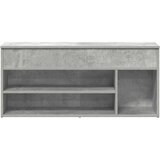  Klupa za cipele boja betona 102x30,5x45 cm konstruirano drvo | shoptok.hr