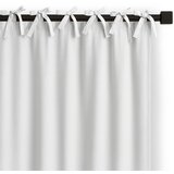 Restilo CARLI curtain, colour white, plain, classic style, ties 25 x 1.5 cm, fabric type Oxford, 140 x 250 cm | shoptok.hr