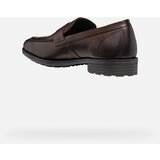Geox Dark brown men's loafers Walk Pleasure F - Men's | ePonuda.com