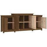  Komoda smeđa boja meda 164 x 37 x 68 cm od masivne borovine | Eponuda.com