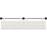  Držeće uzglavlje Zidne Lažna koža - Bijeli 200 cm bez LED | shoptok.hr