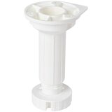 WALTECO Postolje za namještaj (Ø x V: 4,5 x 15 cm, Nosivost: 250 kg, Plastika, Bijela) Cijene