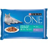 4 x 85 g - Indoor tuna i teletina