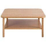 Actona Stolić za kavu u dekoru hrasta u prirodnoj boji 90x90 cm Banbury – Cijene