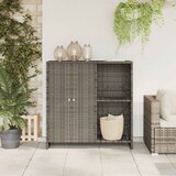 Ormarić za pohranu s policom Siva 100 x 36 x 102 cm Ratan | shoptok.hr