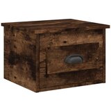 The Living Store Stenska nočna omarica dimljen hrast 41,5x36x28 cm - Stenska Nočna Omarica, (21421816) | Shoptok.si
