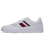 Tommy Hilfiger Nizke superge Court Cupsole Retro Lth Stripes Bela Cene