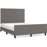  Okvir za krevet s uzglavljem sivi 140x190 cm od umjetne kože | shoptok.hr