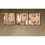  Ručno slikane slike na platnu na platnu POP Art LICHTENSTEIN 3-dijelna () | shoptok.hr