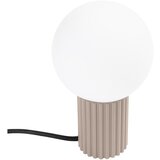 Nice Lamps Sivorjava namizna svetilka s steklenim senčilom (višina 19 cm) Orbital – Cene