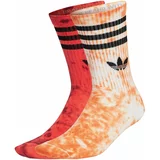 Adidas Čarape 'Tie Dye' narančasta / crna / bijela