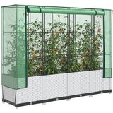 vidaXL Povišena gredica s pokrovom za staklenik 160 x 40 x 138 cm Cijene