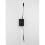 Nova Luce Crna metalna LED zidna lampa sa savitljivom konstrukcijom Raccio – | shoptok.hr
