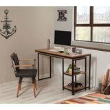 Hanah home Bera Atlantic PineBlack Study Desk cene